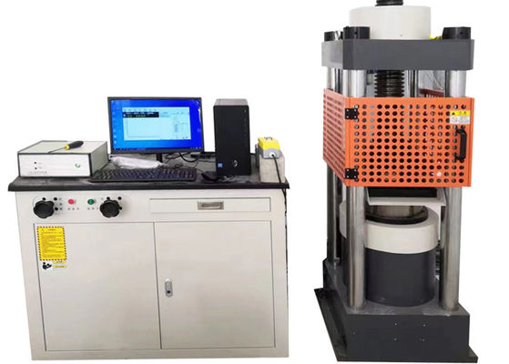 اختبار قوة الخرسانة YAW-2000 PC تحت السيطرة