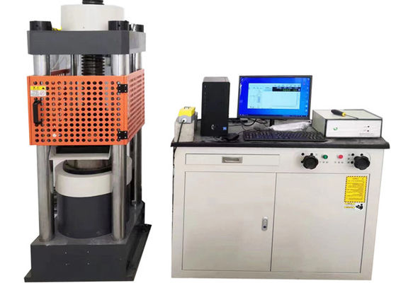 YAW-2000 آلة قوة الضغط التي يتم التحكم بها بواسطة الكمبيوتر للخرسانة والخرسانة والصخور