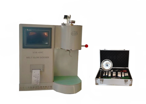 آلة اختبار مؤشر تدفق الذوبان من البلاستيك MFI PS ISO 1133 ASTM D 1238