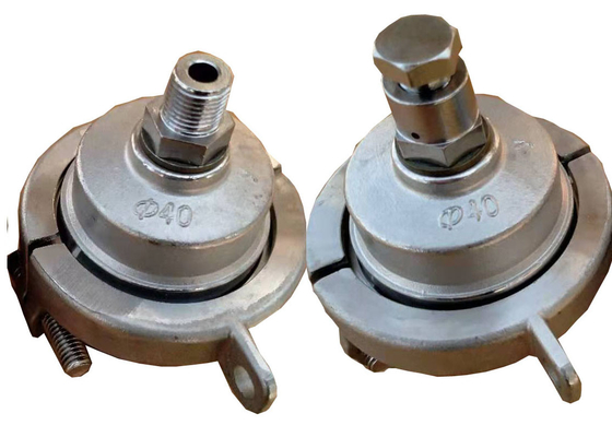 φ 40mm غطاء النهاية للأنابيب المضغوطة من البلاستيك الحراري اختبار هيدروستاتيكي للأنابيب المركبة