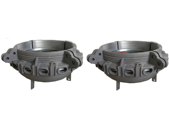 150KG الفضة البيضاء البلاستيكية أنابيب نهاية الغطاء φ395 * 12mm