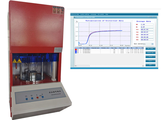 ASTM D5289 تحكم الكمبيوتر التشطيب المطاطي أداة قياس التشطيب باستخدام أجهزة القياس بدون دوار