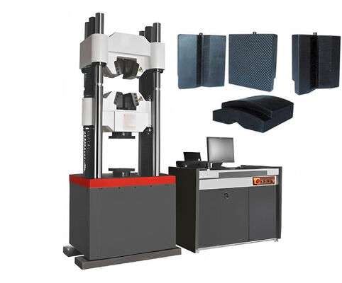 آلة اختبار هيدروليكية مؤازرة تتميز بمضيف ذو أربعة أعمدة وأسطوانة زيت من النوع السفلي لتعزيز الثبات والدقة