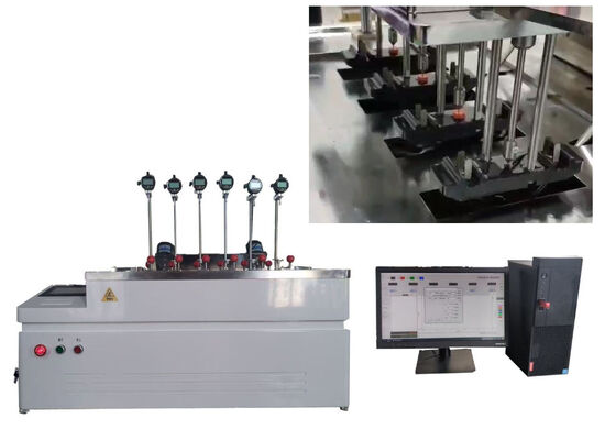آلة اختبار HDT VICAT لانحراف حرارة البلاستيك واختبار نقطة تليين Vicat وفقًا لمعايير ASTM D648