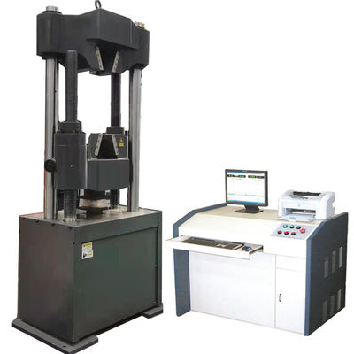 آلة اختبار قوة الانحناء للمواد العالمية 600KN مع غطاء واقي معدني